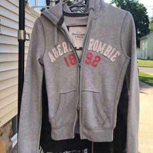 Abercrombie zip up sweatshirt